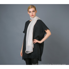 Alashan Worsted Cashmere Scarf, Soft/Luxurious Texture